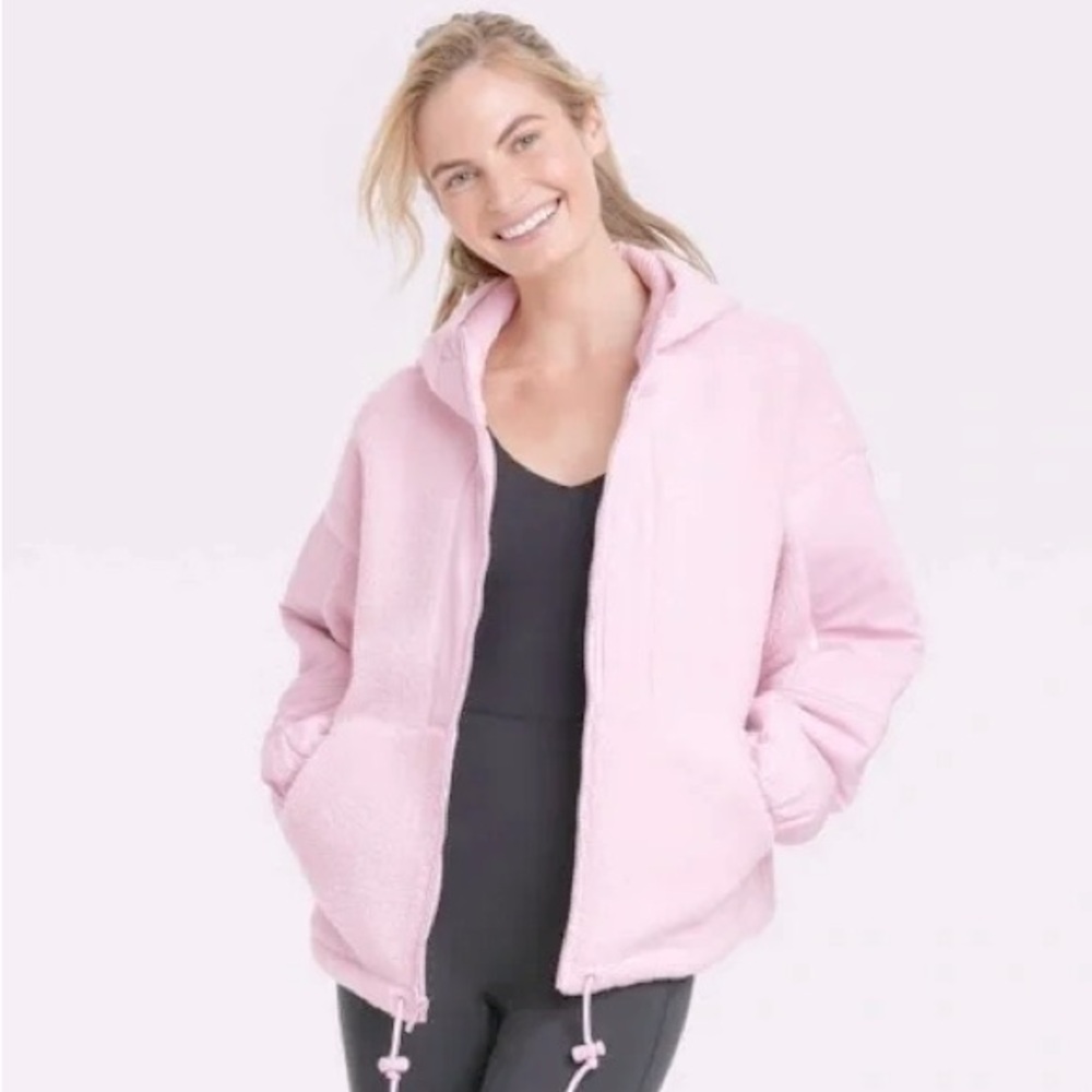 All in Motion Full Zip Up Jacket - Pink